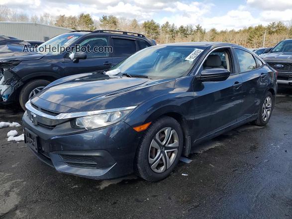2016 Honda Civic Lx Blue vin: 19XFC2F50GE222443