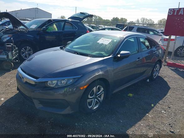 2016 Honda Civic Lx Gray vin: 19XFC2F54GE094918