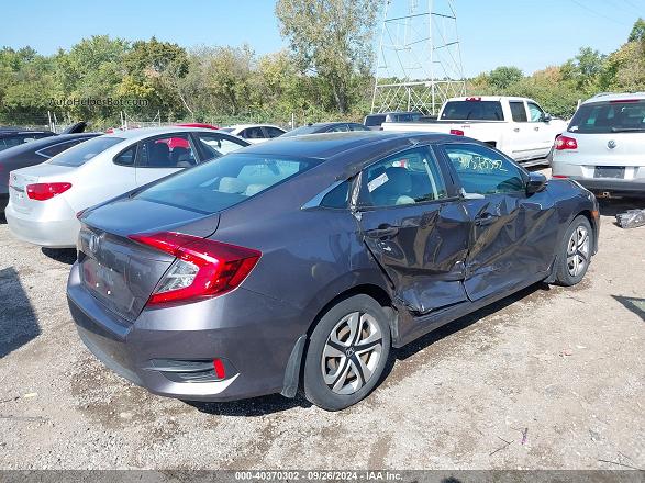 2016 Honda Civic Lx Gray vin: 19XFC2F54GE094918