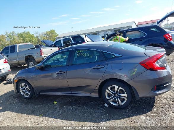 2016 Honda Civic Lx Gray vin: 19XFC2F54GE094918