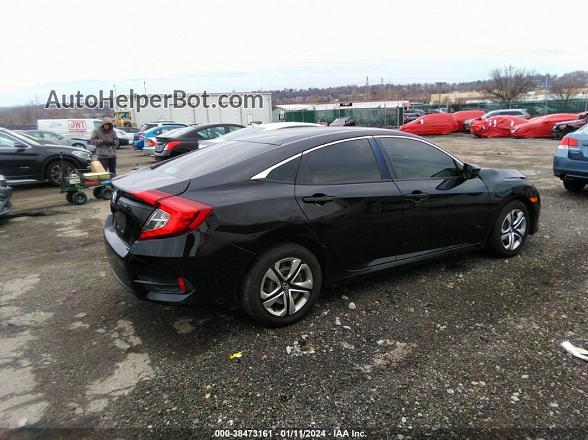 2016 Honda Civic Lx Black vin: 19XFC2F54GE228505