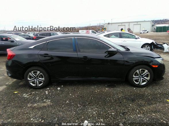 2016 Honda Civic Lx Black vin: 19XFC2F54GE228505
