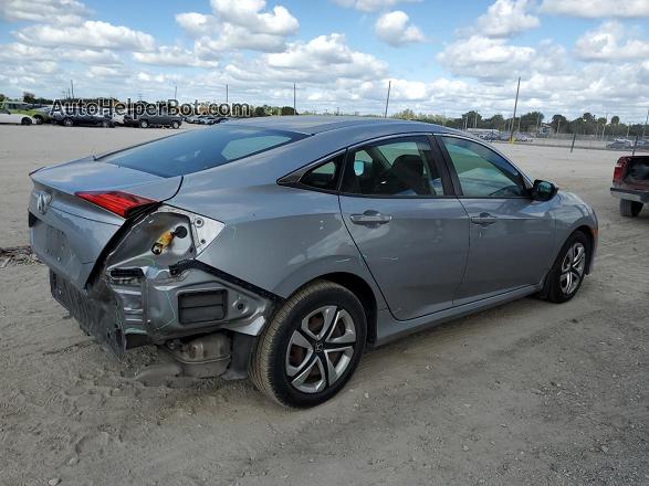 2016 Honda Civic Lx Silver vin: 19XFC2F57GE052730