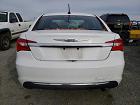 2014 Chrysler 200 Lx White vin: 1C3CCBAB0EN213674