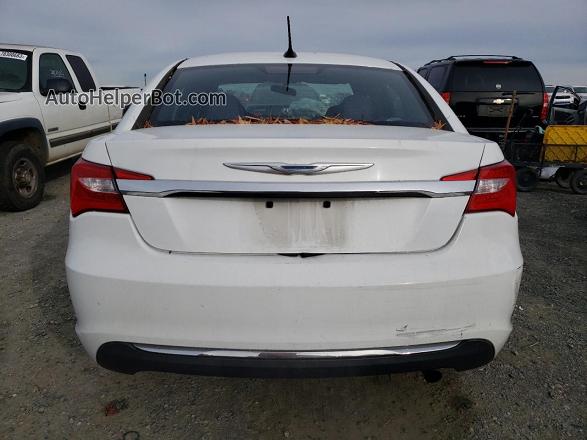 2014 Chrysler 200 Lx White vin: 1C3CCBAB0EN213674