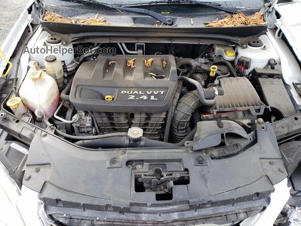 2014 Chrysler 200 Lx White vin: 1C3CCBAB0EN213674