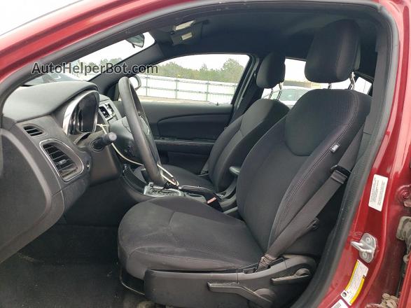 2014 Chrysler 200 Lx Red vin: 1C3CCBAB2EN207200