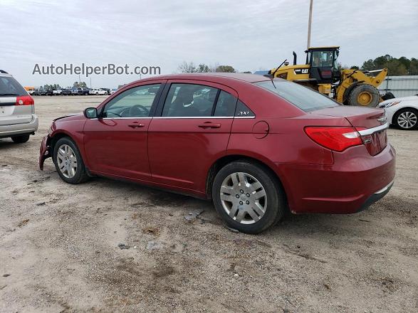 2014 Chrysler 200 Lx Red vin: 1C3CCBAB2EN207200