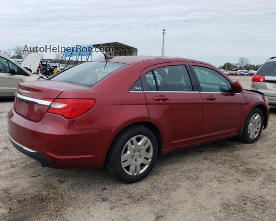 2014 Chrysler 200 Lx Red vin: 1C3CCBAB2EN207200