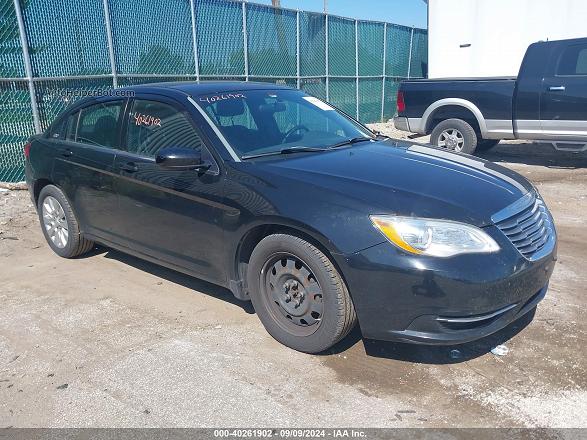 2014 Chrysler 200 Lx Black vin: 1C3CCBAB3EN122639