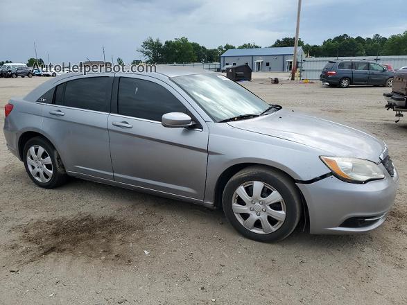 2014 Chrysler 200 Lx Silver vin: 1C3CCBAB7EN209847