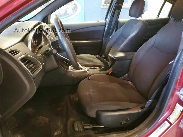 2014 Chrysler 200 Lx Burgundy vin: 1C3CCBAG0EN190912
