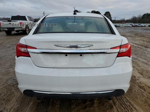 2014 Chrysler 200 Lx White vin: 1C3CCBAG9EN149985
