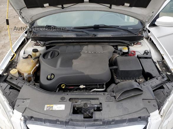 2014 Chrysler 200 Lx White vin: 1C3CCBAG9EN149985