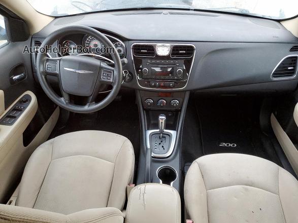 2014 Chrysler 200 Lx White vin: 1C3CCBAG9EN149985