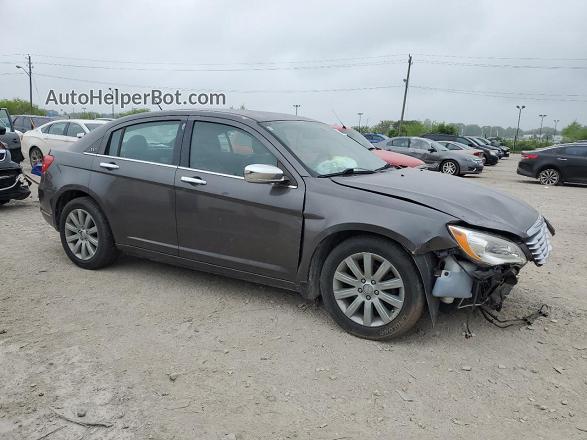 2014 Chrysler 200 Limited Gray vin: 1C3CCBCG0EN197887