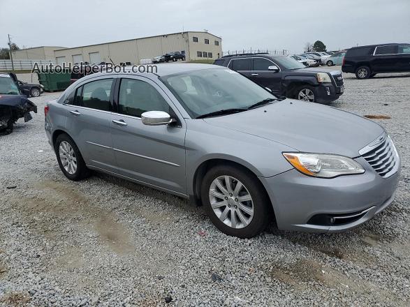 2014 Chrysler 200 Limited Silver vin: 1C3CCBCG8EN157007