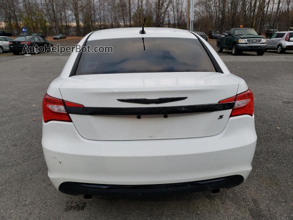 2014 Chrysler 200 Limited White vin: 1C3CCBCGXEN198643