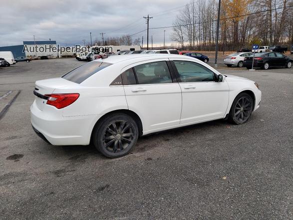 2014 Chrysler 200 Limited White vin: 1C3CCBCGXEN198643