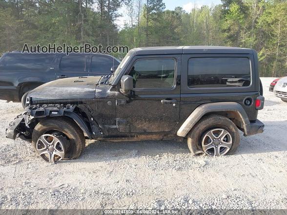 2023 Jeep Wrangler 2-door Sport S 4x4 Black vin: 1C4HJXAG5PW693420