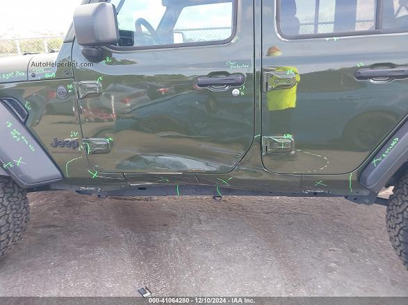 2023 Jeep Wrangler 4-door Willys 4x4 Green vin: 1C4HJXDG2PW642369