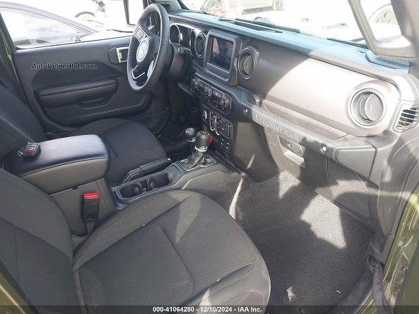 2023 Jeep Wrangler 4-door Willys 4x4 Green vin: 1C4HJXDG2PW642369