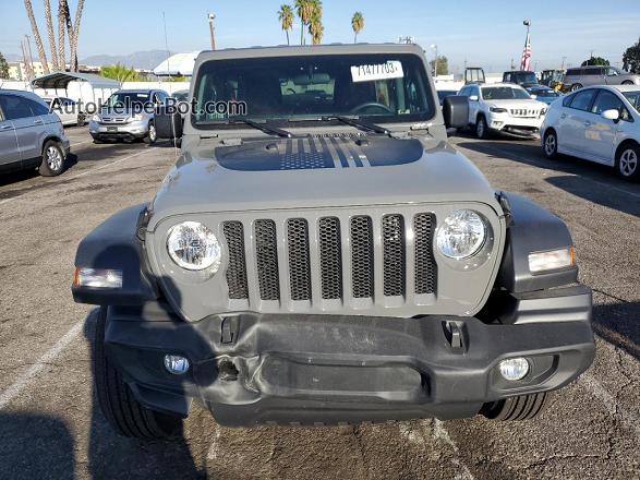 2023 Jeep Wrangler Sport Gray vin: 1C4HJXDG3PW509359