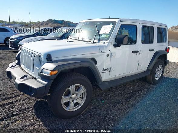 2023 Jeep Wrangler Sport S White vin: 1C4HJXDN5PW571750