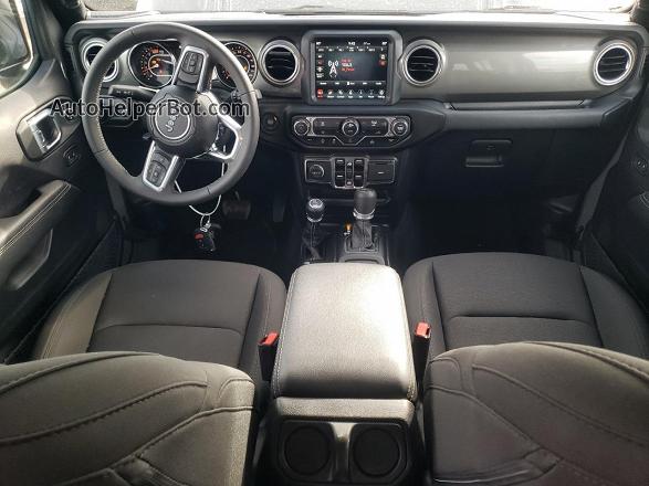 2023 Jeep Wrangler Sahara Gray vin: 1C4HJXEN1PW695111