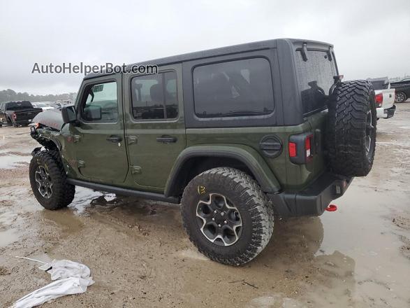 2023 Jeep Wrangler Rubicon Green vin: 1C4HJXFG2PW596233