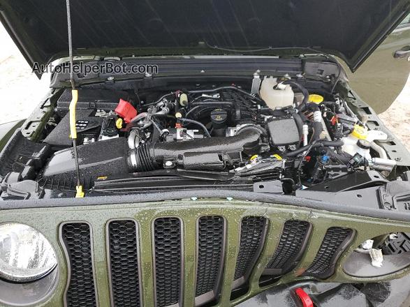 2023 Jeep Wrangler Rubicon Green vin: 1C4HJXFG2PW596233