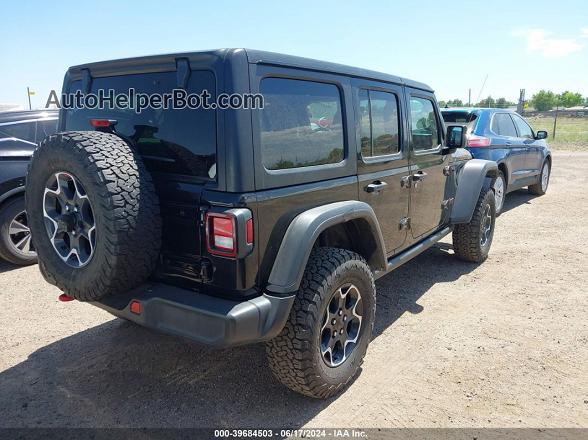 2023 Jeep Wrangler 4-door Rubicon 4x4 Black vin: 1C4HJXFN7PW702187