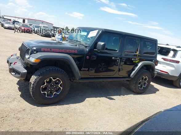 2023 Jeep Wrangler 4-door Rubicon 4x4 Black vin: 1C4HJXFN7PW702187