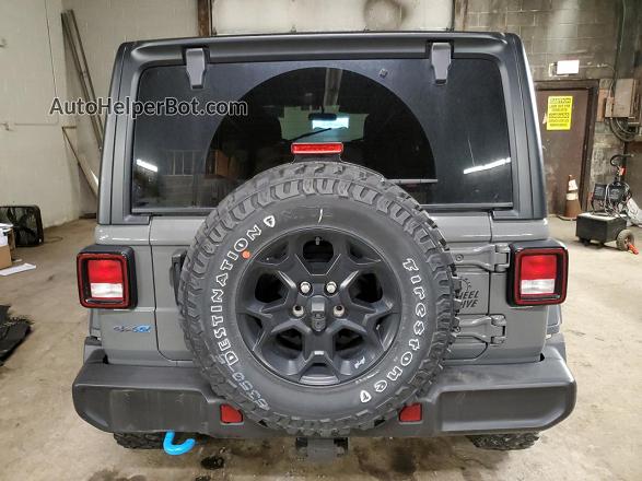 2023 Jeep Wrangler 4xe Gray vin: 1C4JJXN60PW642619