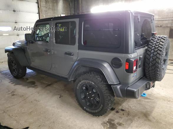 2023 Jeep Wrangler 4xe Gray vin: 1C4JJXN60PW642619