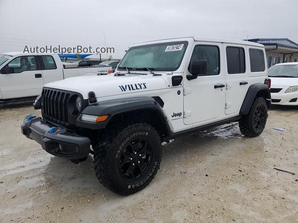 2023 Jeep Wrangler 4xe White vin: 1C4JJXN61PW627689