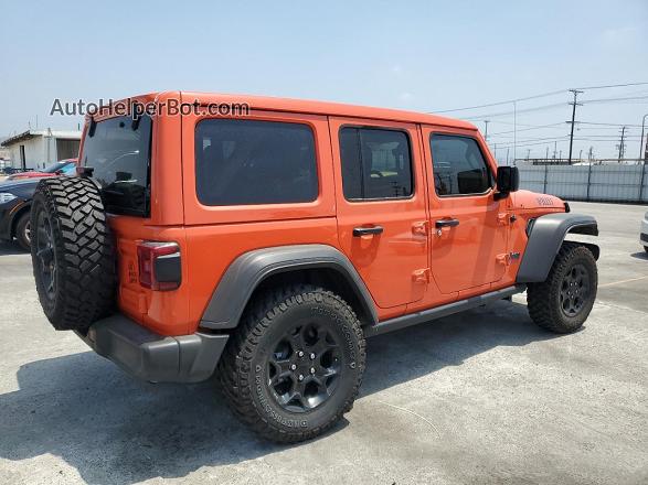 2023 Jeep Wrangler 4xe Orange vin: 1C4JJXN67PW705747