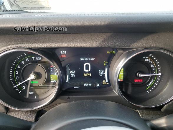 2023 Jeep Wrangler Sahara 4xe White vin: 1C4JJXP67PW627306