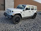 2023 Jeep Wrangler Sahara 4xe White vin: 1C4JJXP67PW627306