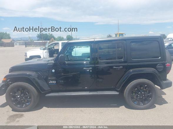 2023 Jeep Wrangler 4xe Sahara 4x4 Black vin: 1C4JJXP67PW661231
