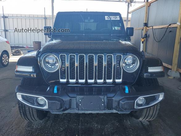 2023 Jeep Wrangler Sahara 4xe Black vin: 1C4JJXP68PW660993