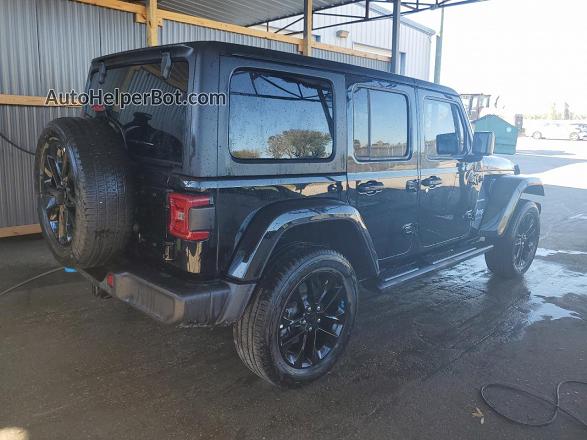 2023 Jeep Wrangler Sahara 4xe Black vin: 1C4JJXP68PW660993