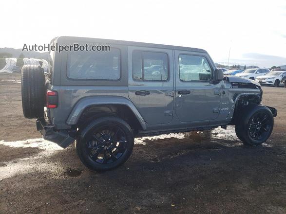 2023 Jeep Wrangler Sahara 4xe Charcoal vin: 1C4JJXP69PW628568