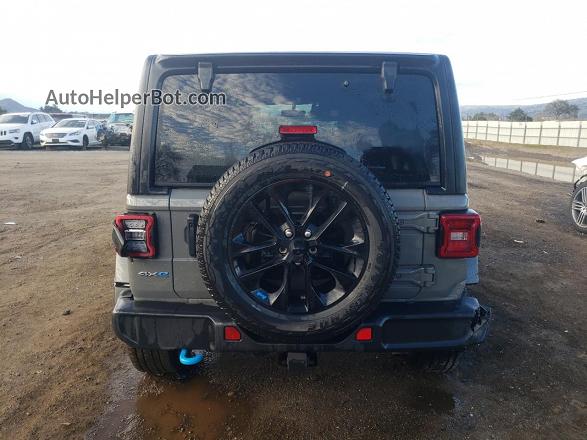 2023 Jeep Wrangler Sahara 4xe Charcoal vin: 1C4JJXP69PW628568