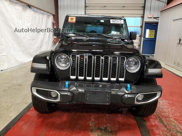 2023 Jeep Wrangler Sahara 4xe Black vin: 1C4JJXP69PW630627