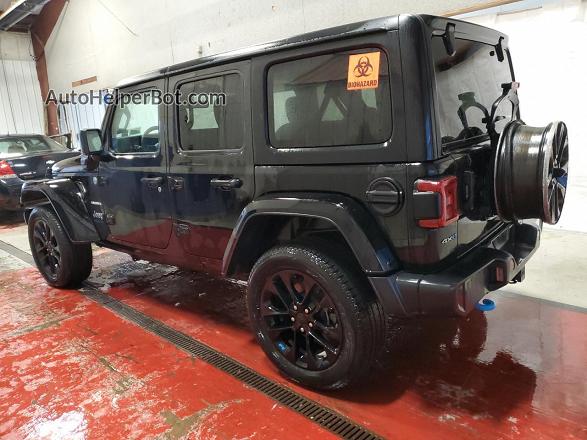 2023 Jeep Wrangler Sahara 4xe Black vin: 1C4JJXP69PW630627
