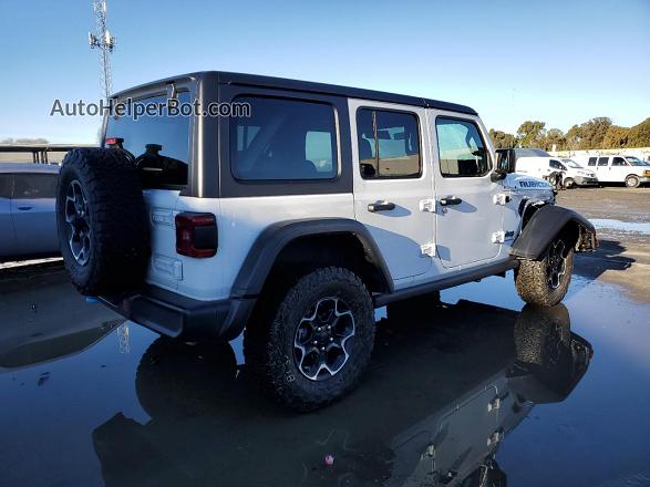 2023 Jeep Wrangler Rubicon 4xe White vin: 1C4JJXR65PW696315