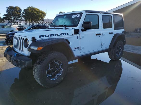 2023 Jeep Wrangler Rubicon 4xe White vin: 1C4JJXR65PW696315