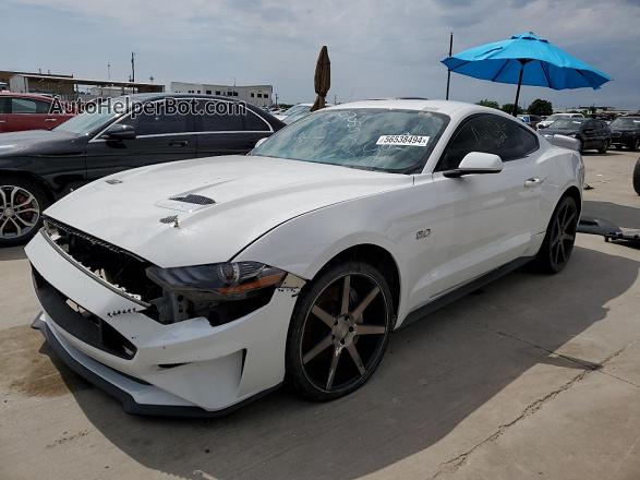 2020 Ford Mustang Gt White vin: 1FA6P8CF0L5124318