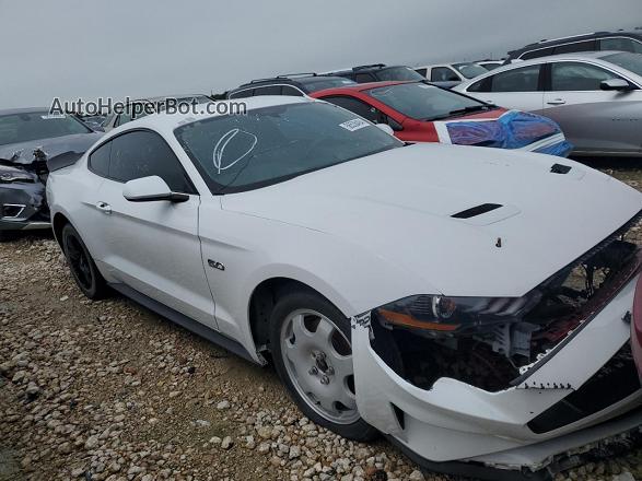 2020 Ford Mustang Gt White vin: 1FA6P8CF0L5124318